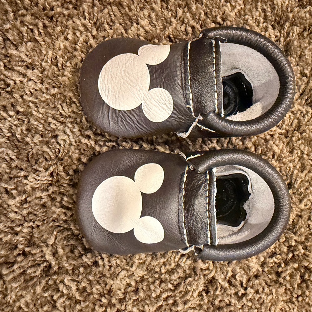 Navy Mickey Freshly Picked Moccasins